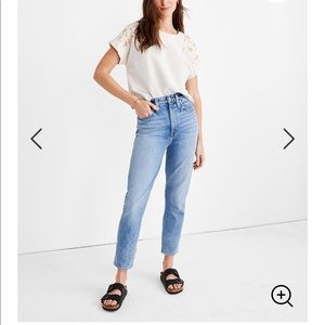 Madewell Mom Jean in Melva Wash